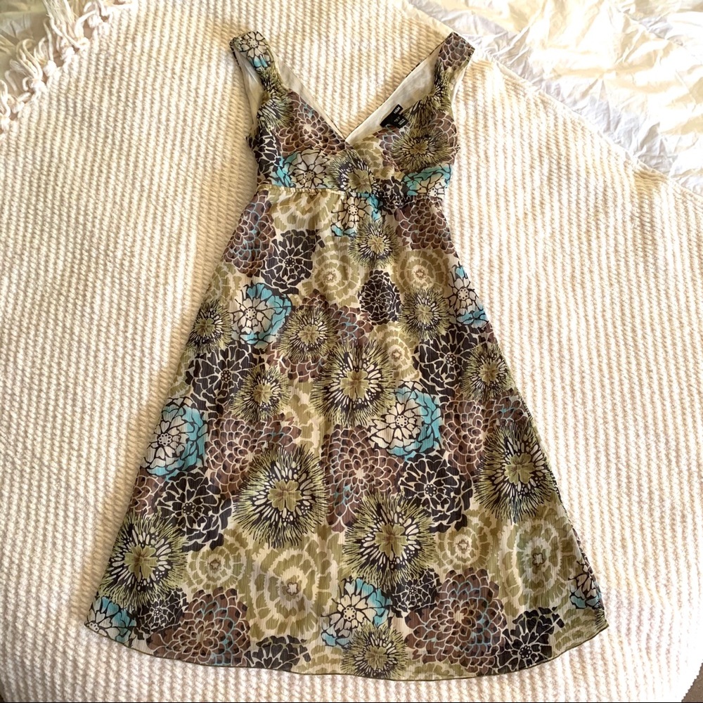 Floral Knee Length H&M Sleeveless Dress Size 4